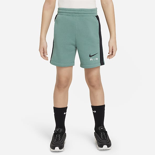 Boys Green Knee Length Shorts. Nike CH